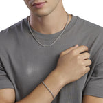 Load image into Gallery viewer, Mabina Bracciale da uomo in argento con catena bizantina 534093