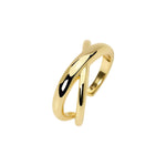 Load image into Gallery viewer, Mabina Anello intrecciato in argento dorato 523493