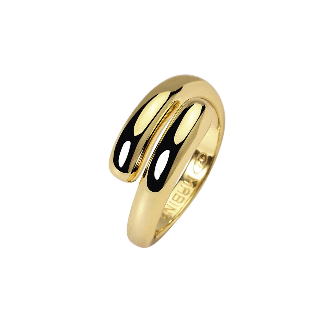 Mabina Anello regolabile in argento dorato 523494