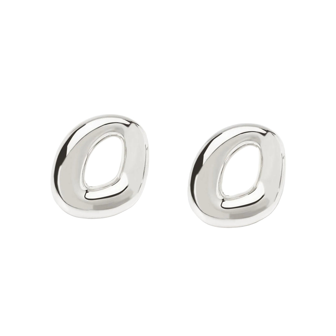 Mabina Orecchini design ondulato in argento 563916
