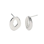 Load image into Gallery viewer, Mabina Orecchini design ondulato in argento 563916