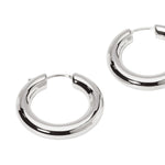 Load image into Gallery viewer, Mabina Orecchini a cerchio piatto in argento 563917