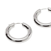 Mabina Orecchini a cerchio piatto in argento 563917