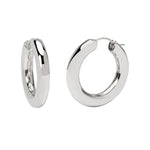 Load image into Gallery viewer, Mabina Orecchini a cerchio piatto in argento 563917