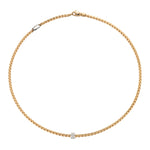 Load image into Gallery viewer, Bracciale Solo Flex'it in Oro Giallo e Diamanti