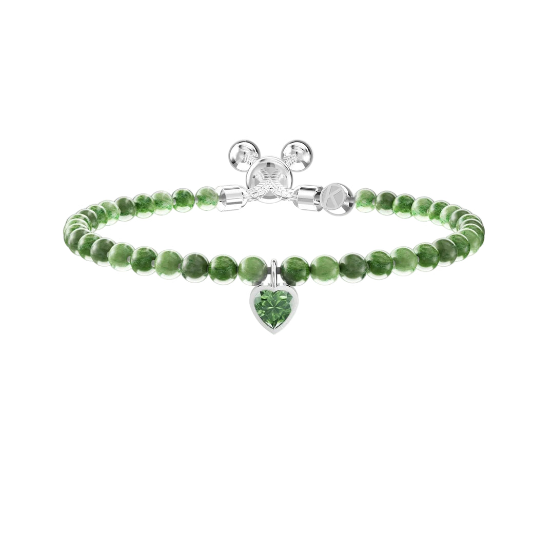 Bracciale con Diaspro e Ciondolo