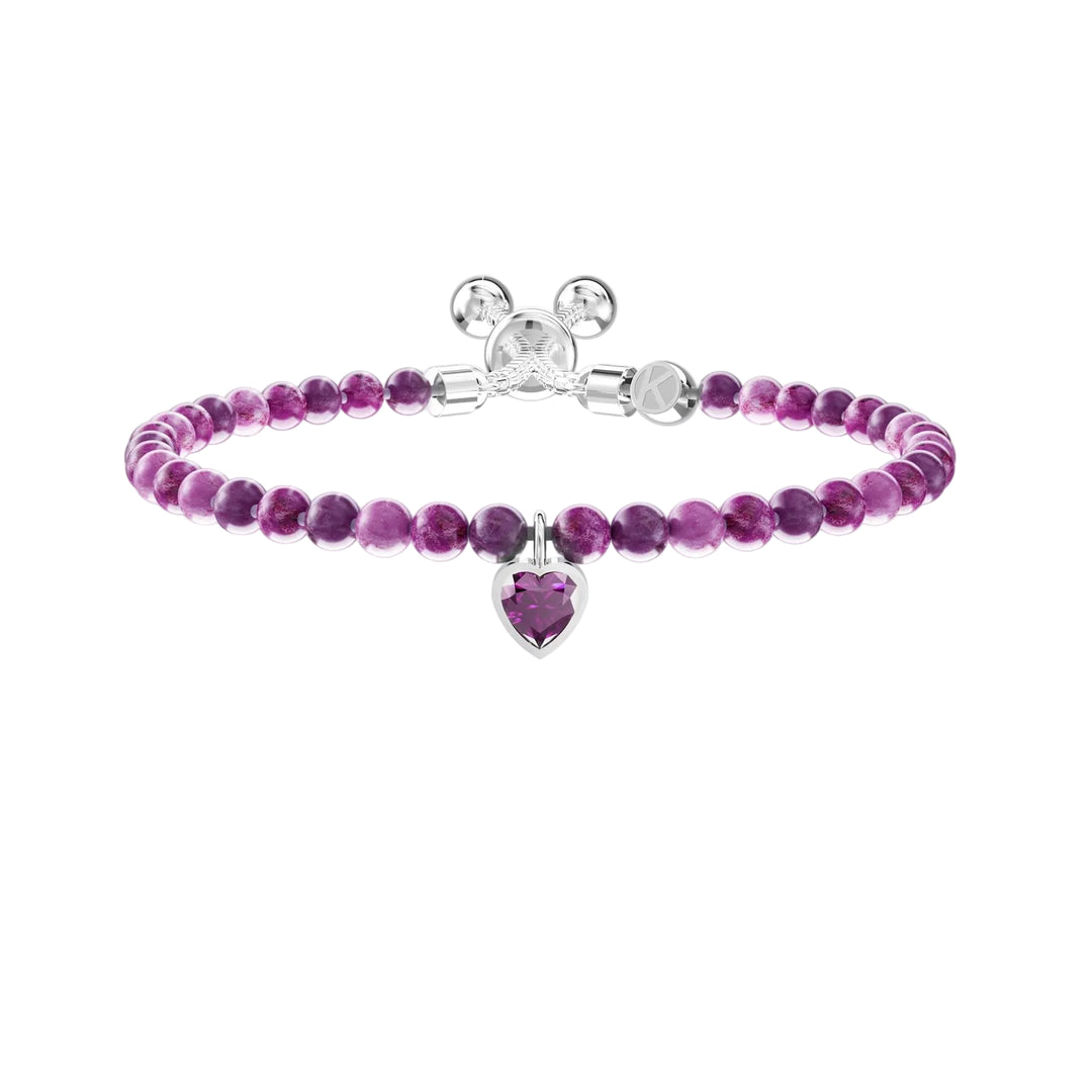Bracciale con Diaspro e Ciondolo