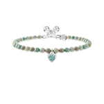Load image into Gallery viewer, Bracciale con Diaspro e Ciondolo