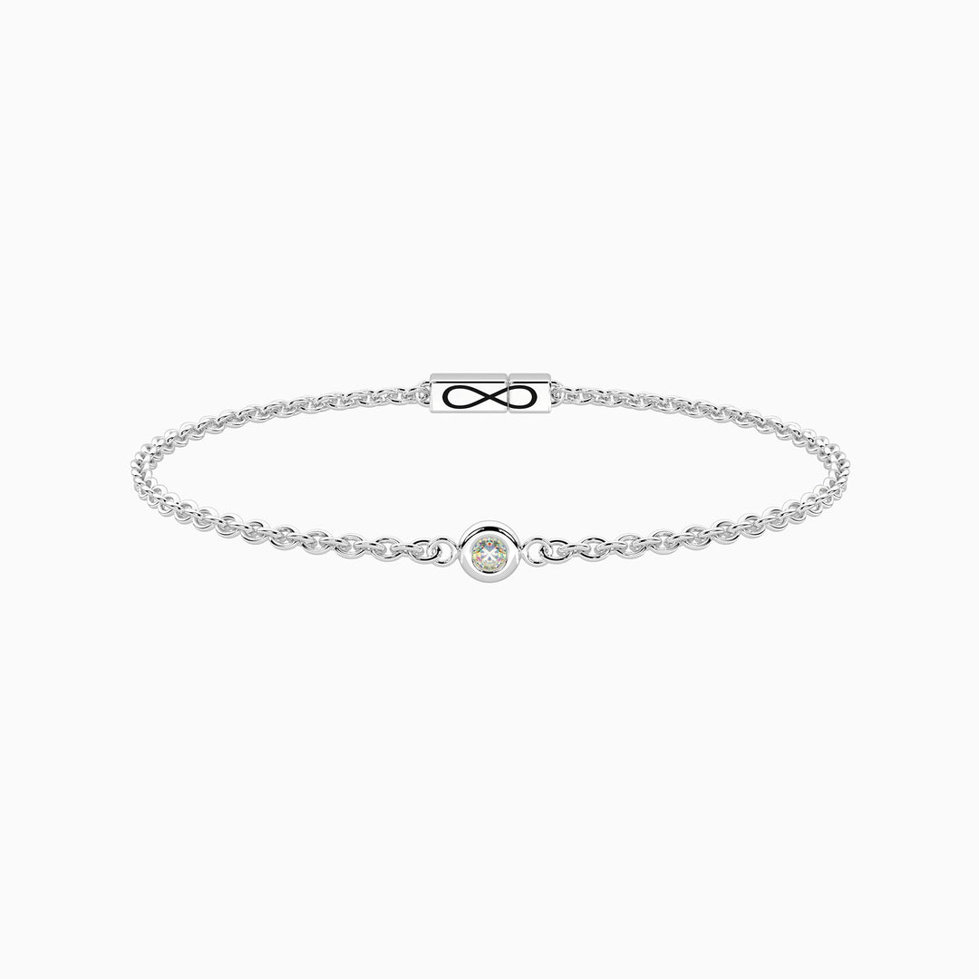 Kidult Bracciale infinity con diamante lab-grown 732317-18