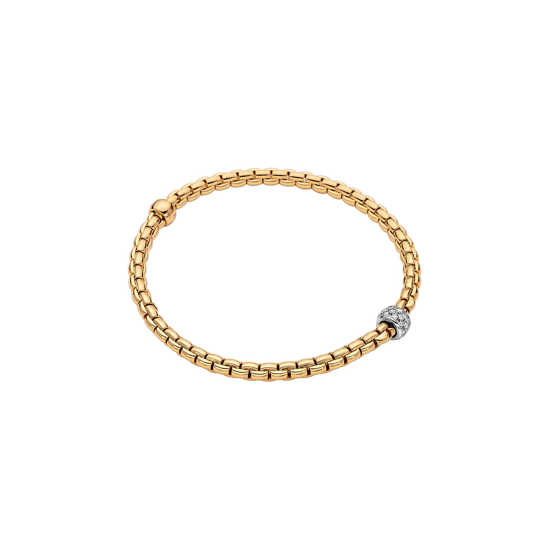 Bracciale EKA Tiny Flex'it in Oro Giallo e Diamanti