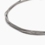 Load image into Gallery viewer, Kidult Bracciale multifilo argentato con catene snake 831152