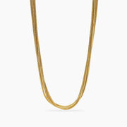 Kidult Collana in acciaio dorato con catena snake 851098