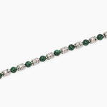 Load image into Gallery viewer, Kidult Bracciale in acciaio e malachite sintetica 831163
