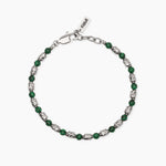 Load image into Gallery viewer, Kidult Bracciale in acciaio e malachite sintetica 831163