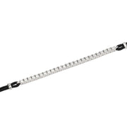 Mabina Bracciale con cordino e tennis di zirconi bianchi 534122
