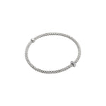 Load image into Gallery viewer, Bracciale Prima Flex'it in Oro Bianco e Diamanti