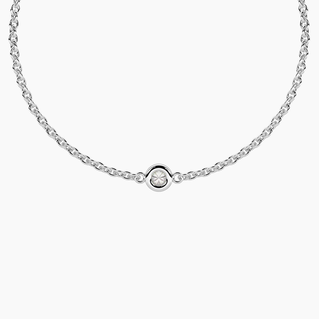 Kidult Bracciale infinity con diamante lab-grown