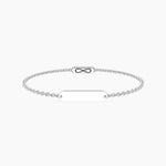 Load image into Gallery viewer, Kidult Bracciale infinity con targhetta 732403-16