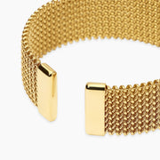 Kidult Bracciale cuff dorato con maglia mesh 831227