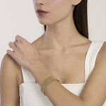 Load image into Gallery viewer, Kidult Bracciale cuff dorato con maglia mesh 831227
