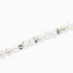 Load image into Gallery viewer, Kidult Bracciale in acciaio e perle conchiglia 831229