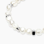 Load image into Gallery viewer, Kidult Bracciale in acciaio e perle conchiglia 831229