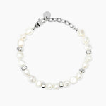 Load image into Gallery viewer, Kidult Bracciale in acciaio e perle conchiglia 831229