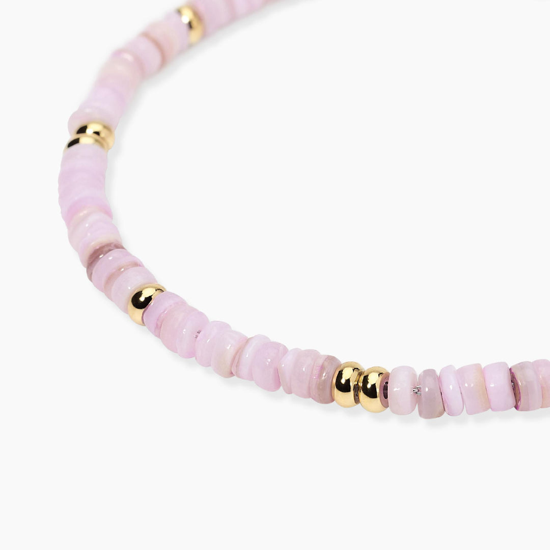 Kidult Bracciale regolabile con conchiglie rosa 831236