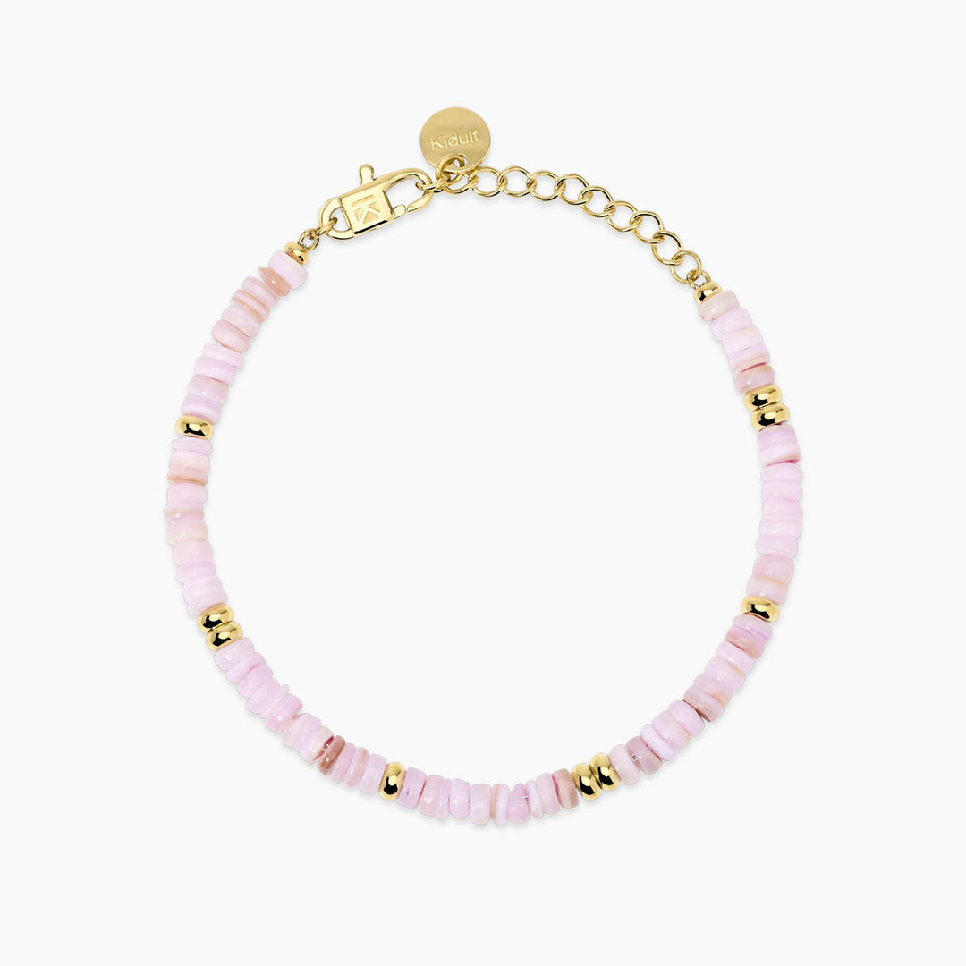 Kidult Bracciale regolabile con conchiglie rosa 831236