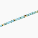 Load image into Gallery viewer, Kidult Bracciale regolabile con conchiglie azzurre 831237