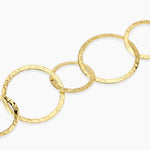 Load image into Gallery viewer, Kidult Bracciale con maglie dorate rotonde 831245