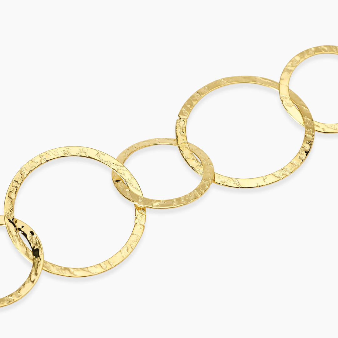 Kidult Bracciale con maglie dorate rotonde 831245