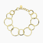 Load image into Gallery viewer, Kidult Bracciale con maglie dorate rotonde 831245
