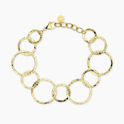 Kidult Bracciale con maglie dorate rotonde 831245