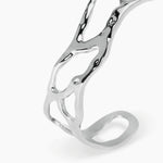 Load image into Gallery viewer, Kidult Bracciale cuff in acciaio martellato 831251