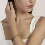 Load image into Gallery viewer, Kidult Bracciale cuff in acciaio dorato 831252