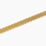 Load image into Gallery viewer, Kidult Bracciale regolabile dorato con catena mesh 831253