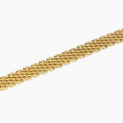 Kidult Bracciale regolabile dorato con catena mesh 831253