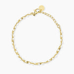 Load image into Gallery viewer, Kidult Bracciale dorato con perle conchiglia 831255