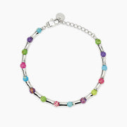 Kidult Bracciale con elementi bambù e diaspri multicolor 831261