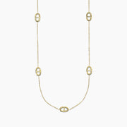 Kidult Collana con staffe in acciaio dorato 851133