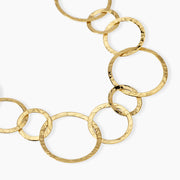 Kidult Collana con maglie dorate rotonde 851136