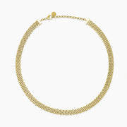 Kidult Girocollo regolabile dorato con catena mesh 851142