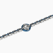 Kidult Bracciale con maglia in acciaio e blu e rosa dei venti 831185