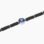 Load image into Gallery viewer, Kidult Bracciale in pietra lavica con simbolo occhio 831189