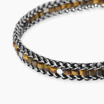 Load image into Gallery viewer, Kidult Bracciale in acciaio e occhio di tigre 831192