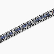 Kidult Bracciale in acciaio e sodalite blu 831193