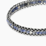 Load image into Gallery viewer, Kidult Bracciale in acciaio e sodalite blu 831193