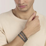 Load image into Gallery viewer, Kidult Bracciale in acciaio e labradorite 831194