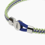 Load image into Gallery viewer, Kidult Bracciale in acciaio e nylon in blu e verde chiaro 831195